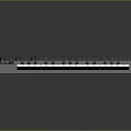 Practical Grey Synthesizer Keyboard With Black White Keys Knobs Sliders For Daily Music Production