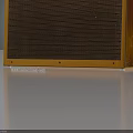 Fender Vintage Amplifier With Wooden Frame Brown Grill Cloth And Control Knobs As Electronic Appliance
