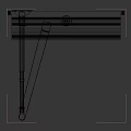 Durable Metal Door Closer With Automatic Closing Arm Lever Mechanism