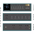 Switch Hotel Switch Hotel Switch Guest Room Switch Intelligent Switch Continuous Switch Socket 3d model