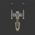 Modern Spaceship Spacecraft 3d model