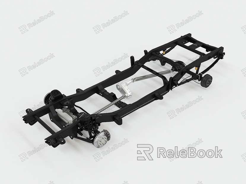 modern car chassis model