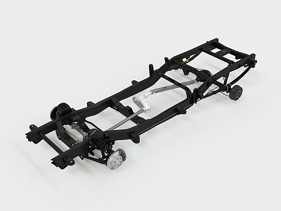 modern car chassis model