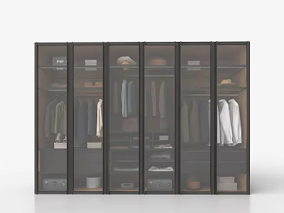 Wardrobe Shoe Cabinet Modern Wardrobe 3d model