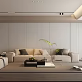 Modern Living And Dining Room Interior Design With TV Fireplace Sofa And Coffee Table