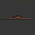 Red Prehistoric Arthropod Model With Segmented Body And Long Appendages