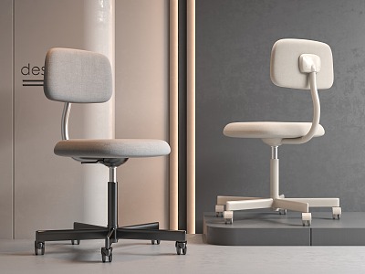 Nordic office chair 3d model