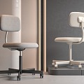 Nordic office chair 3d model