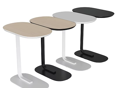 Modern Dining Tables With Sleek Legs And Various Color Options For Home 3d model