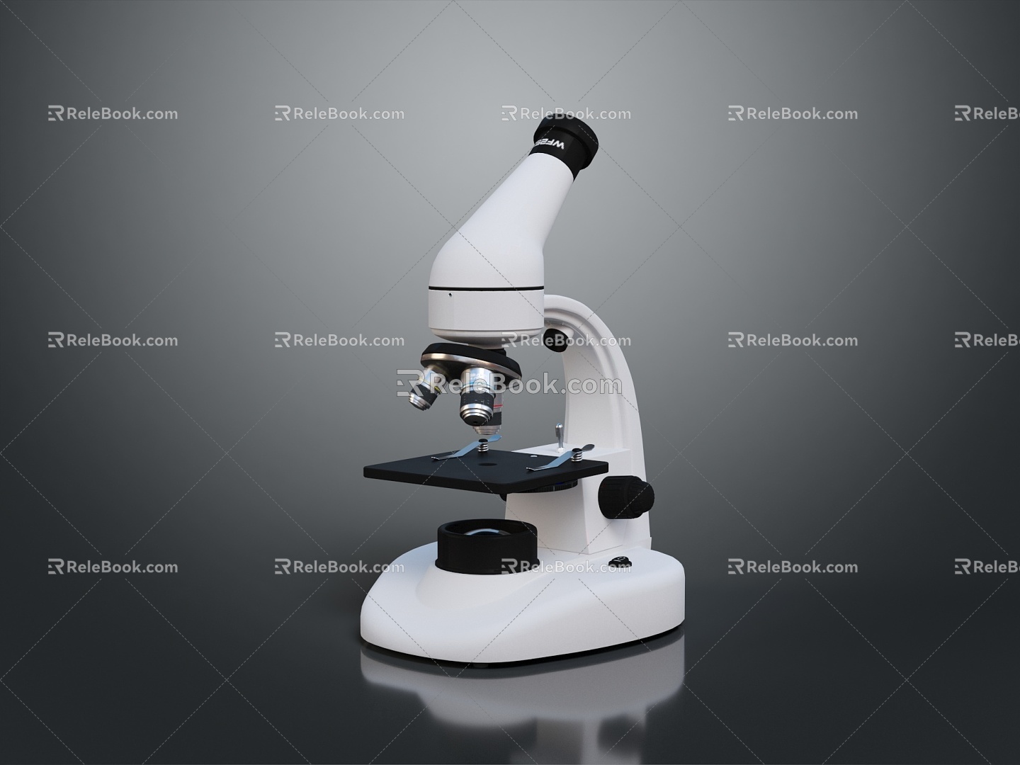 Microscope Magnifier Experimental Equipment Physical Equipment Chemical Observation Equipment Inspection Equipment Science Fiction Equipment 3d model