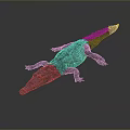Crocodile Alligator Nile Crocodile carnivore reptile cold-blooded animal reptile 3d model