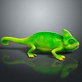 Lizard Anime Lizard Chameleon Cartoon Lizard Reptile Cold Blooded Animal Reptile Reptile Class 3d model