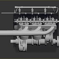 Engine Racing Engine Racing Engine Car Engine 3d model