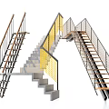 Modern Stairs 3d model