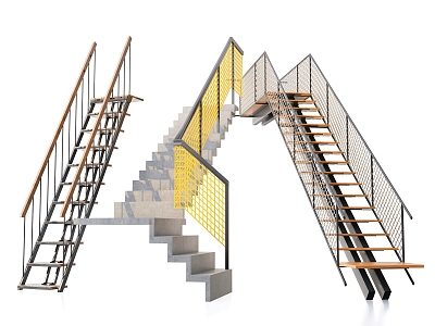 Modern Stairs 3d model