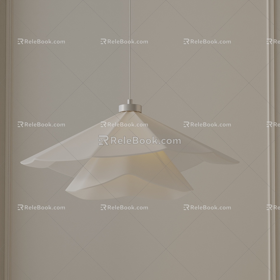 Modern chandelier 3d model