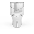 Modern White Ceramic Toilet With Sleek Design And Comfortable Seating For Contemporary Bathroom Spaces