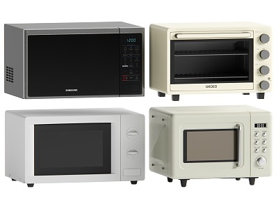 Modern Microwave Oven 3d model