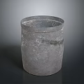 Gray Cylindrical Industrial Equipment With Textured Surface For Heavy Duty Use