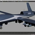 Blue Fighter Jet With White Markings 088 Armed And Landing Gear Extended