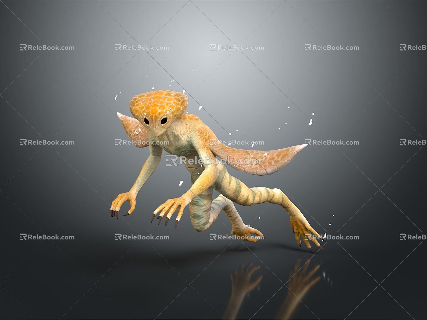 Monster Monster Monster Monster Monster Warrior Alien Monster Alien Monster 3d model