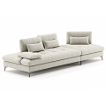 Modern Simple Double Sofa Sofa Simple Double Sofa 3d model