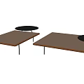 Table Combination Table and Chair Dining Table Tea Table Chair Table and Chair 3d model