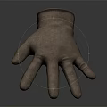 Elegant Light Brown Leather Classic Glove With Stylish Design For Daily Fashion Wear