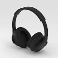 Modern Black Over Ear Headphones With Comfortable Ear Cups And High Quality Sound