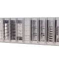 Metal Storage Cabinet With Multiple Compartments Shelves And Drawers For Office Use