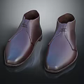 Lifestyle Essential Brown Leather Short Boots With Classic Design For Daily Wear