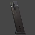 Metallic Weapon Bullet With Shiny Surface In Desert Outdoor Background