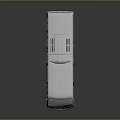 Modern bus minibus minivan driverless bus 3d model