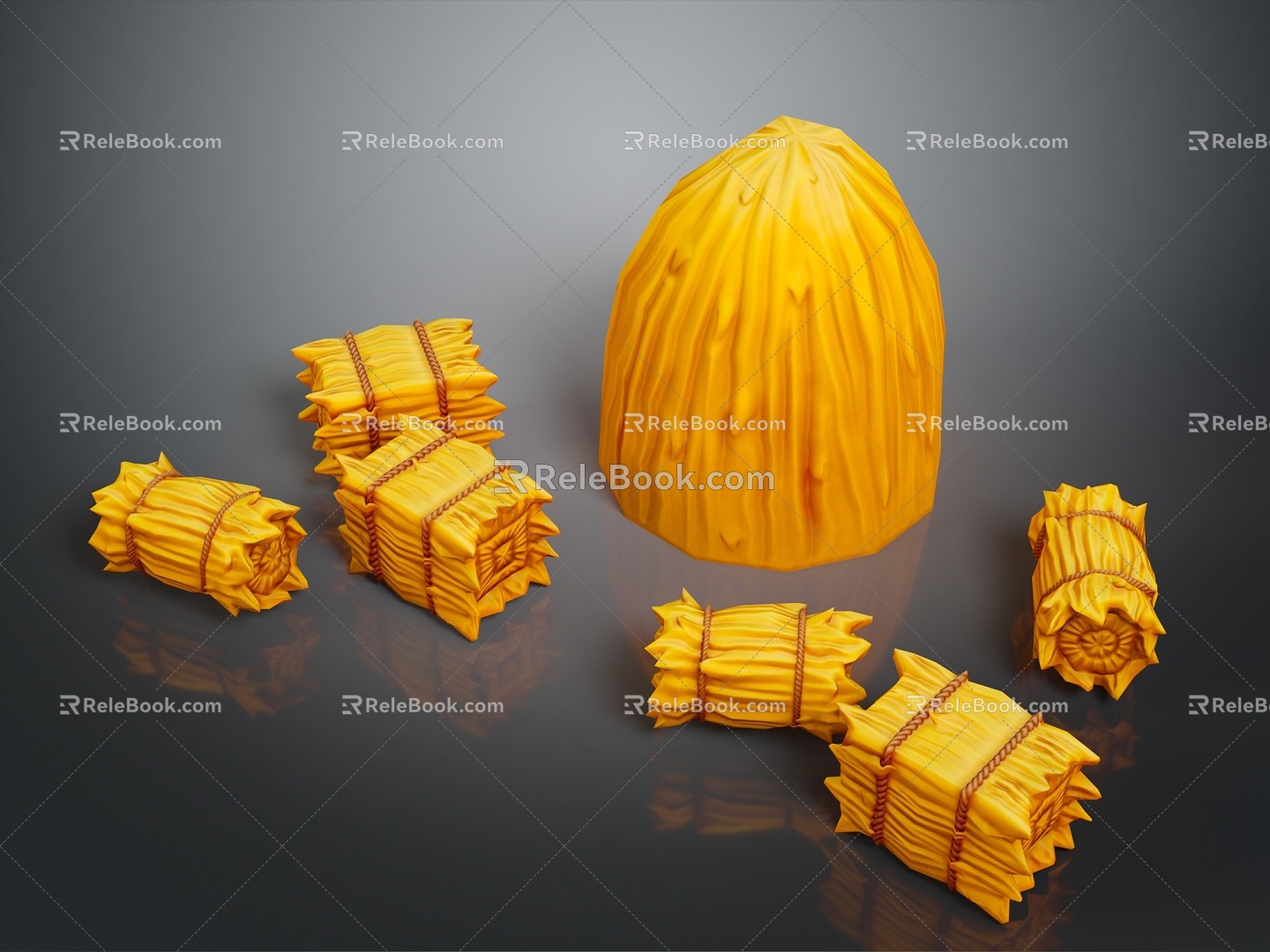 haystack haystack haystack haystack haystack hay outdoor item realistic 3d model