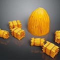 haystack haystack haystack haystack haystack hay outdoor item realistic 3d model