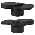 Modern Coffee Table Special Shape Coffee Table Solid Wood Coffee Table 3d model
