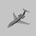 Modern White Jet Airliner with Sleek Fuselage Multiple Windows and Jet Engines