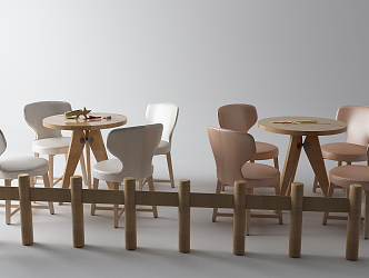 Modern Children Table and Chair Children's Table 3d model