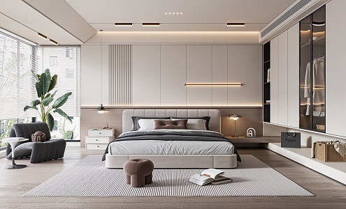 Modern Bedroom 3d model