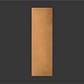 Brown Cardboard Box Game Scene With Green Monster Stars Arrows And Light Bulb
