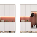 Modern Shoe Cabinet Simple 3d model