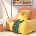 Modern Lazy Sofa 3d model