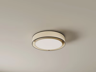 Ceiling lamp, ceiling lamp, cream wind bedroom ceiling lamp 3d model
