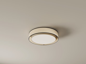 Ceiling lamp, ceiling lamp, cream wind bedroom ceiling lamp 3d model