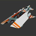 Modern Spaceship Spacecraft Spacecraft 3d model