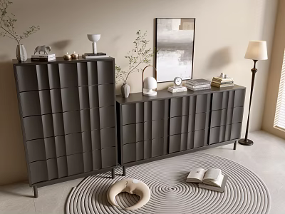 Modern Black Cabinet Whole Cabinet Sideboard Cabinet Balcony Cabinet Locker Entrance Cabinet Bucket Cabinet Side Cabinet Bookcase 3d model