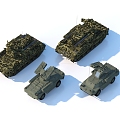 weapons armored vehicles missiles surface-to-air missiles military supplies 3d model