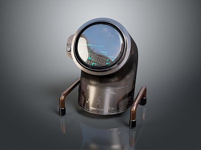 Modern washing machine sci-fi washing machine future washing machine automatic washing machine home appliances 3d model