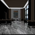 Elegant Modern Hotel Lobby Interior With Marble Flooring And Reception Desk