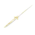 Golden Decorative Sword With Intricate Patterns And Ornamental Design